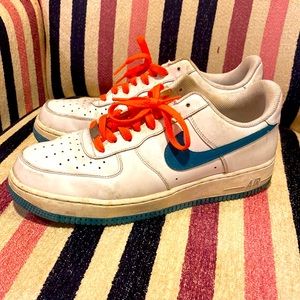 Miami Dolphins Nike Air Force One size 9.5